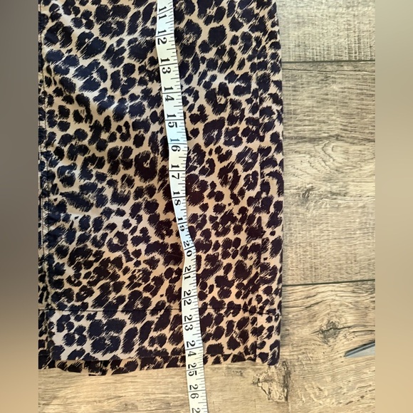 Anthropologie Maeve Colette Midi Pencil Skirt XS Leopard - Picture 7 of 9